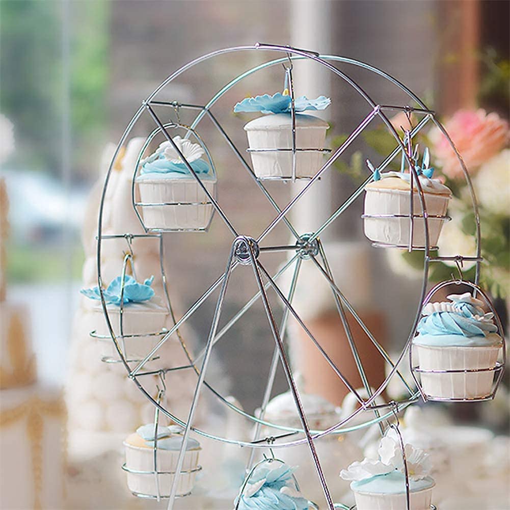 Amazon｜ケーキスタンド カップケーキモアスタンド 回転観覧車 観覧車